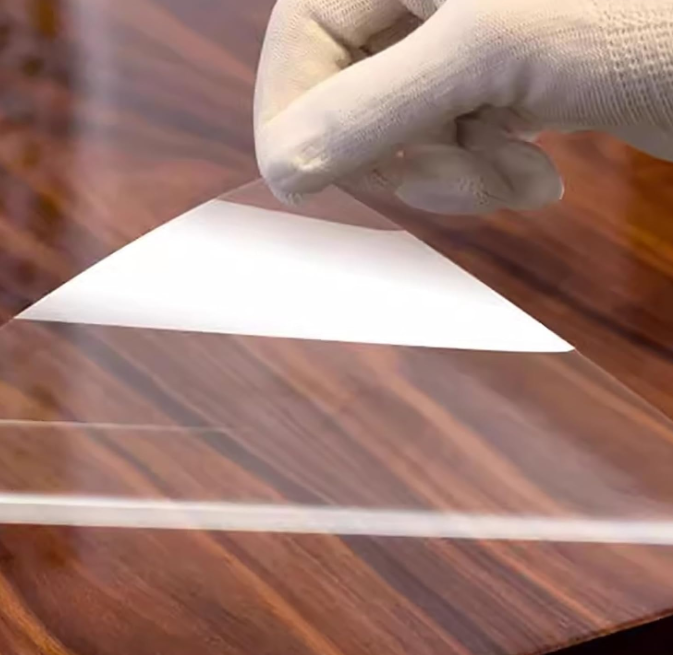 Clear Self-Adhesive Table Protection Film