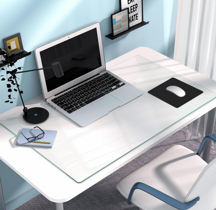 Clear Glass Desktop Protection Pad