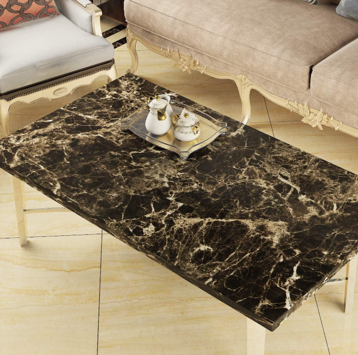 Marble-Look Self-Adhesive Furniture Film - Image 2