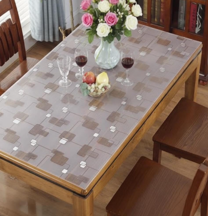 Geometric Pattern Desk Protection Mat - Image 2