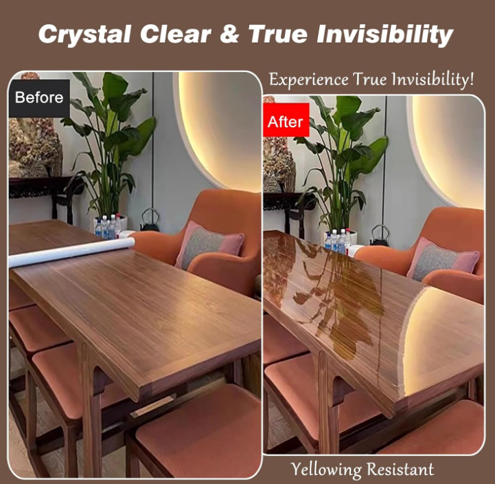 Clear Heat-Resistant Countertop Protection Film - Image 2