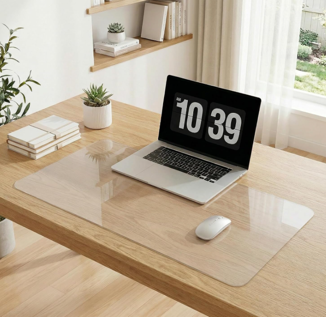 Non-Slip Clear Desk Protection Mat - Image 2