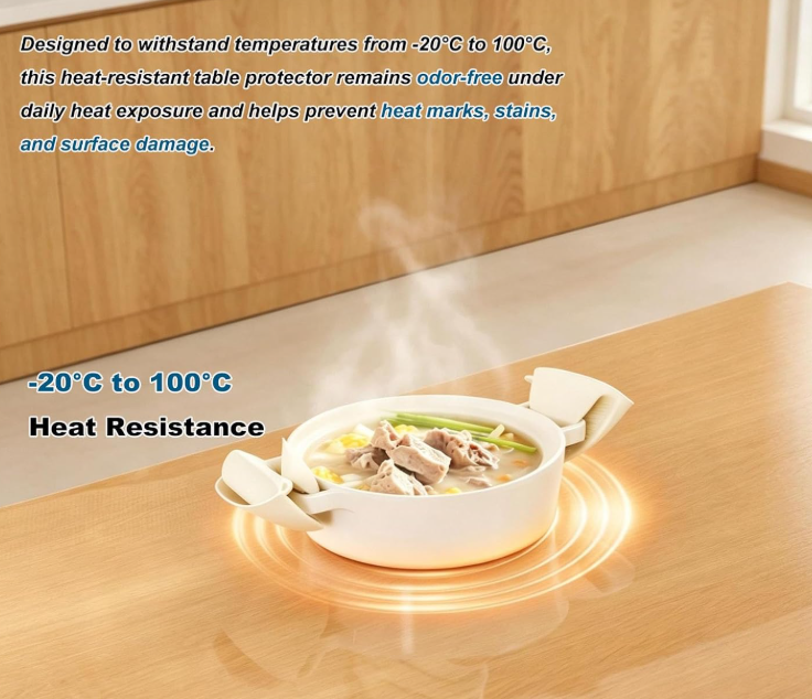 Bubble-Free Clear Table Cover Film - Image 2