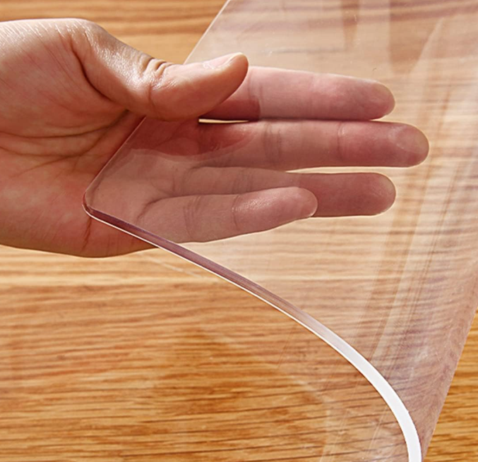 Rectangular Transparent Table Protection Cover